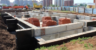 Фундаменты промышленных зданий в Апшеронске цена от 24754 руб. - заказать строительство фундамента промздания под стальные колонны